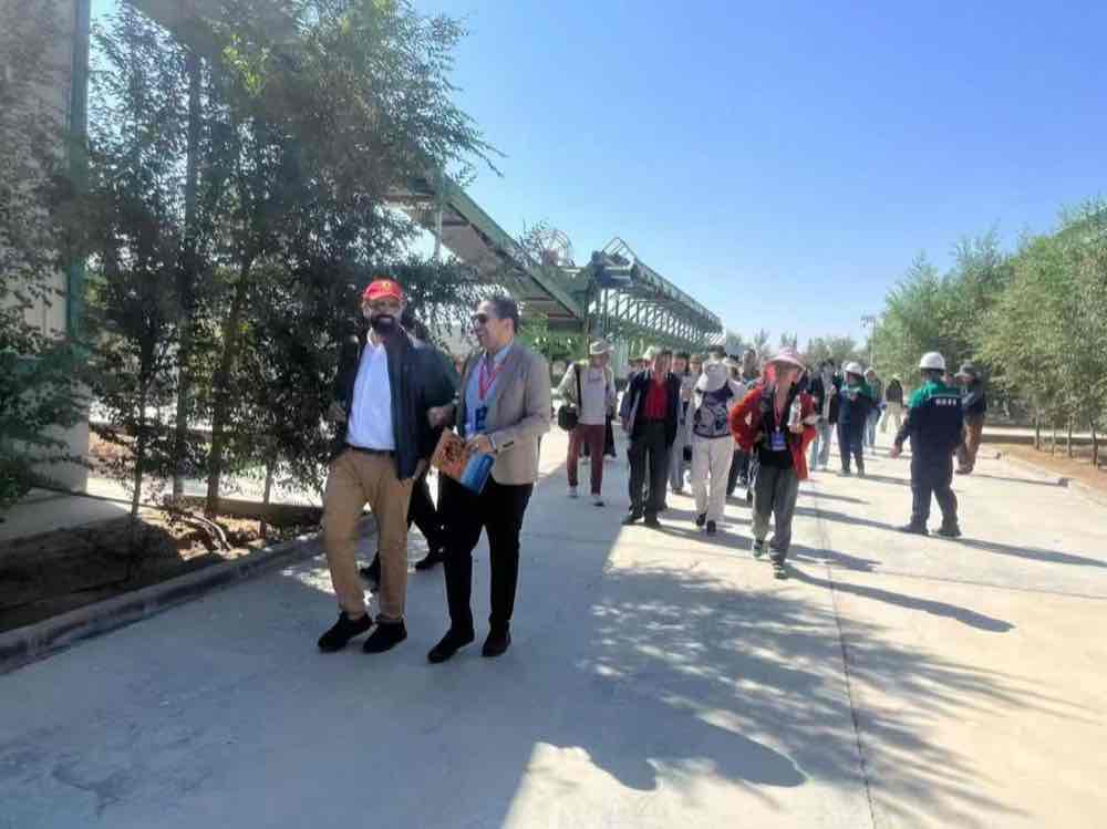 国际骆驼研究与发展大会参访交流现场